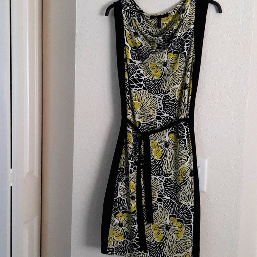BCBG flower print dress size medium